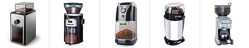 Rating of the best coffee grinders