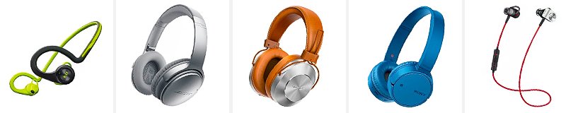 Rating of the best bluetooth headphones