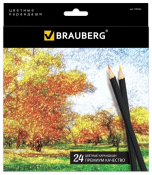 BRAUBERG Изпълнител линия 24 цвята (180565)