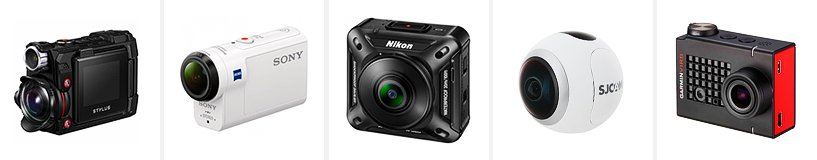 Rating of the best action cameras