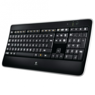„Logitech“ bevielė apšviesta klaviatūra K800