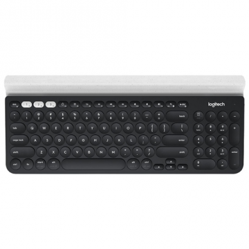 Logitech K780 trådløst tastatur med flere enheder, sort Bluetooth
