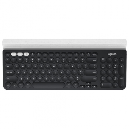 Logitech K780 trådlöst tangentbord med flera enheter, svart Bluetooth