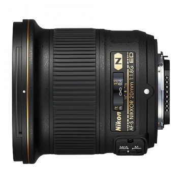 Nikkor Nikon 20 mm f / 1.8G ED AF-S
