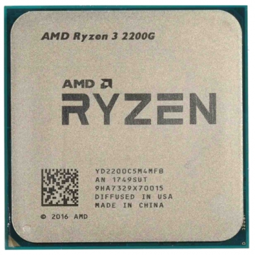 AMD Ryzen 3 Raven Ridge 2200G DOOS
