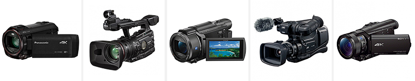 Rating of the best camcorders