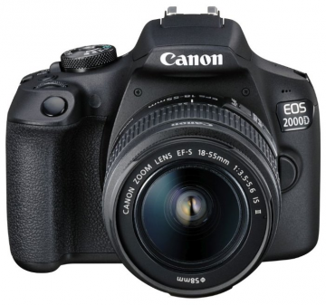 Canon EOS 2000D-sæt 18-55 mm