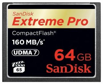SanDisk Extreme Pro CompactFlash 160MB / s 64GB