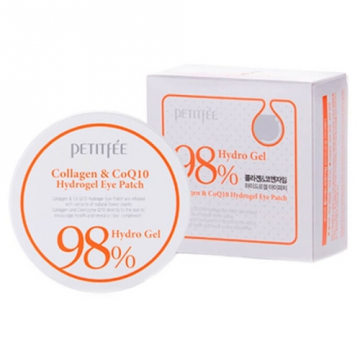 Petitfee Collagen e hidrogel Q10 com colágeno marinho e coenzima Q10