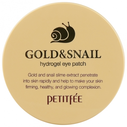 Tapa-olho de hidrogel Petitfee Gold & Snail