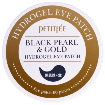 Петитфее црни бисерни и златни хидрогелни очни оближ