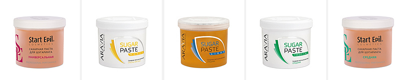 Rating of the best pastes for sugaring