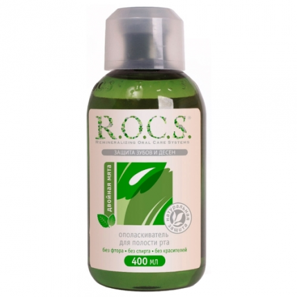 R.O.C.S. double mint rinse