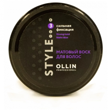 Hair wax OLLIN Professional Strong Hold Matte Wax