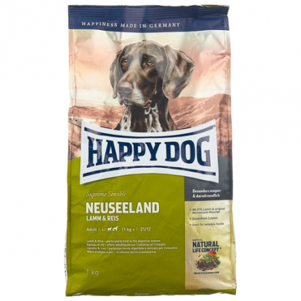 Boldog kutya legfelsõbb értelmes - Neuseeland bárány és rizs