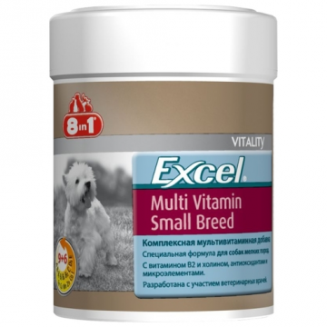  Excel vairāku vitamīnu maza šķirne 8 vienā mazo šķirņu suņiem