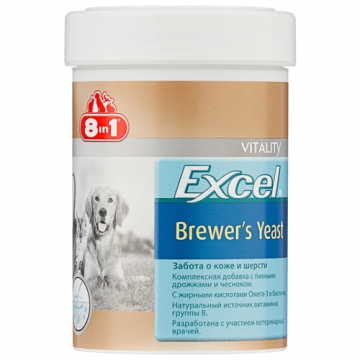 Excel Brewer's Yeast 8 en 1 para perros y gatos