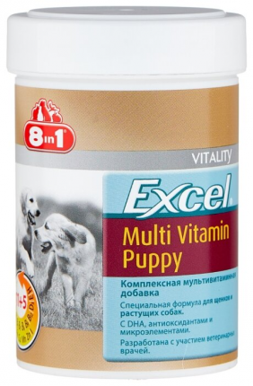  Excel Multi Vitamin Welpe 8 In 1 für Welpen