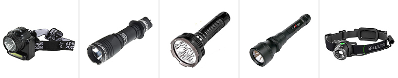 Rating of the best flashlights