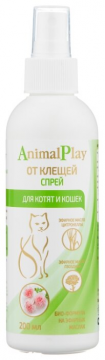 Spray répulsif anti-puces et tiques Animal Play 200 ml