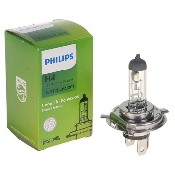 Philips LongLife EcoVision 12342LLECOC1 H4 60 / 55W