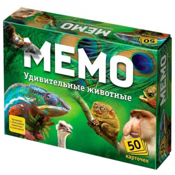Zábavné hry Memo úžasné zvieratá