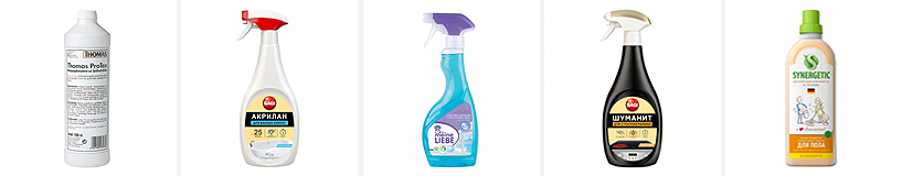 Rating of the best cleaning products