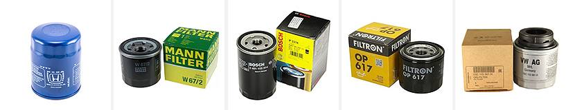 Rating of the best oil filters