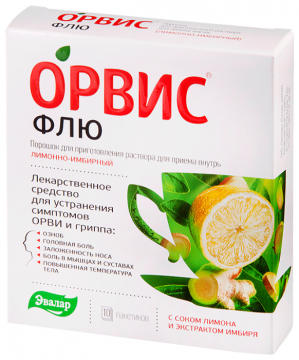 Evalar Orvis influensa siden. for å invitere. r-ra d / int. tar sitron-ingefærpakke. 4,95 g # 10