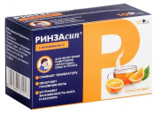 Productes farmacèutics únics Rinzasip amb vitamina C. d / inv. r-ra d / int. prenent sobre de 5 g núm. 10
