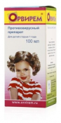 Olifen Orvirem (Rimantadin) sirap 0,2% fl 100 ml