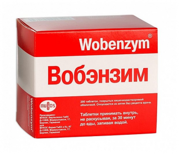 Mucos Pharma Wobenzym núm. 200